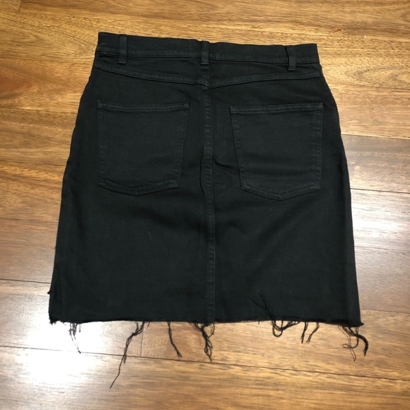 Aritzia Black Jean Skirt - Picture 4 of 5